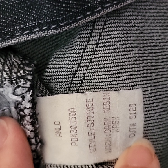 ANLO jeans with ankle button detail Dark Wash  size 29 - Picture 13 of 15